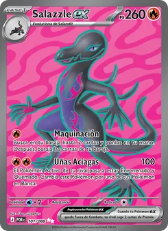 Carta Salazzle ex de la expansión Equilibrio Perfecto, número 101/88