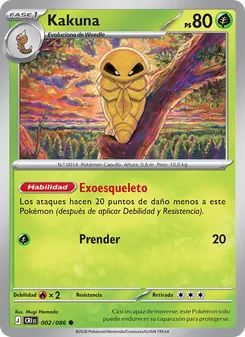 Carta Kakuna de la expansión Caos Creciente, número 002/86