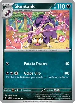 Carta Skuntank de la expansión Caos Creciente, número 054/86