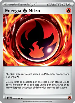 Carta Energía Fire Nitro de la expansión Caos Creciente, número 086/86