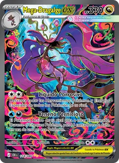 Carta Mega-Dragalge ex de la expansión Caos Creciente, número 118/86