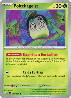 Carta Poltchageist de la expansión Oscuridad Absoluta, número 005/84