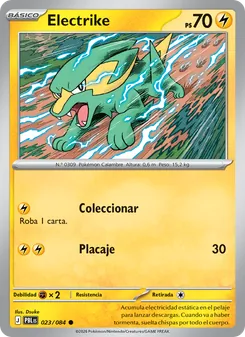 Carta Electrike de la expansión Oscuridad Absoluta, número 023/84