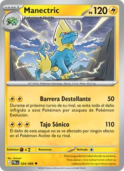 Carta Manectric de la expansión Oscuridad Absoluta, número 024/84