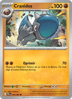 Carta Cranidos de la expansión Oscuridad Absoluta, número 044/84