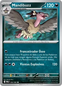 Carta Mandibuzz de la expansión Oscuridad Absoluta, número 050/84