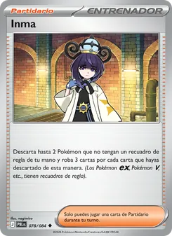 Carta Inma de la expansión Oscuridad Absoluta, número 078/84