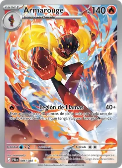 Carta Armarouge de la expansión Oscuridad Absoluta, número 086/84