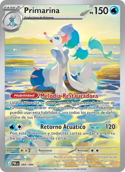 Carta Primarina de la expansión Oscuridad Absoluta, número 088/84