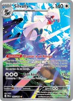 Carta Silvally de la expansión Oscuridad Absoluta, número 095/84