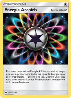 Carta Energía Arcoíris de la expansión Sol y Luna, número 137/149