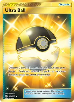 Carta Ultra Ball de la expansión Sol y Luna, número 161/149