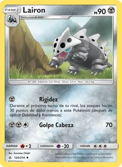 Carta Lairon de la expansión Vínculos Indestructibles, número 124/214