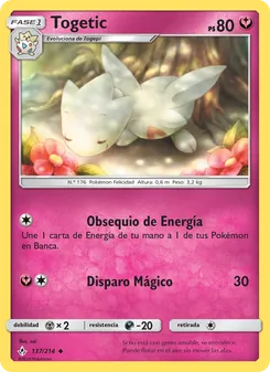 Carta Togetic de la expansión Vínculos Indestructibles, número 137/214