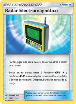 Carta Radar Electromagnético de la expansión Vínculos Indestructibles, número 169/214