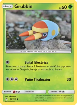 Carta Grubbin de la expansión Vínculos Indestructibles, número 18/214