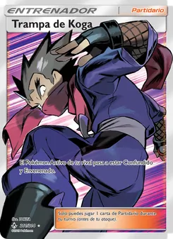Carta Trampa de Koga de la expansión Vínculos Indestructibles, número 211/214