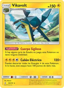 Carta Vikavolt de la expansión Vínculos Indestructibles, número 59/214