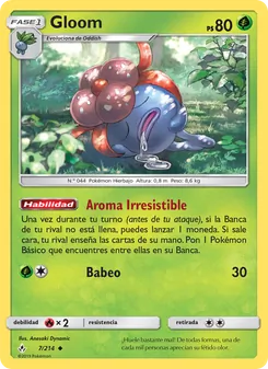 Carta Gloom de la expansión Vínculos Indestructibles, número 7/214