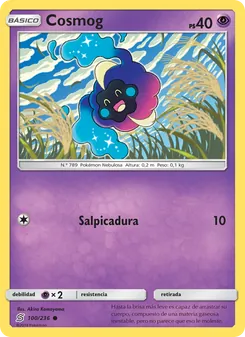 Carta Cosmog de la expansión Mentes Unidas, número 100/236