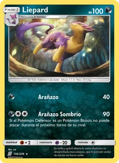 Carta Liepard de la expansión Mentes Unidas, número 136/236