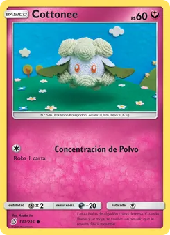 Carta Cottonee de la expansión Mentes Unidas, número 143/236