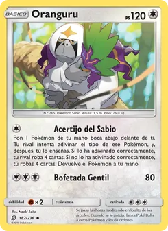 Carta Oranguru de la expansión Mentes Unidas, número 182/236