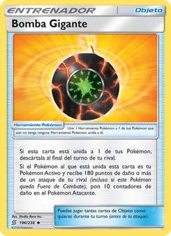Carta Bomba Gigante de la expansión Mentes Unidas, número 196/236