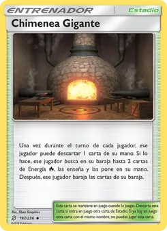Carta Chimenea Gigante de la expansión Mentes Unidas, número 197/236