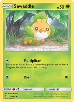 Carta Sewaddle de la expansión Mentes Unidas, número 6/236