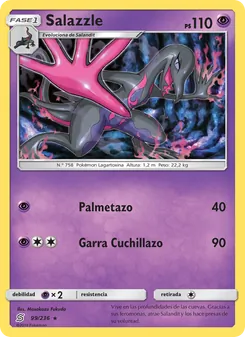 Carta Salazzle de la expansión Mentes Unidas, número 99/236