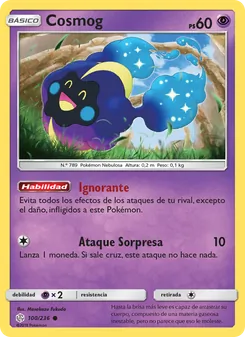 Carta Cosmog de la expansión Eclipse Cósmico, número 100/236