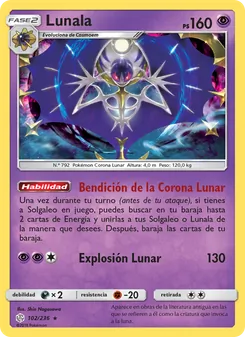 Carta Lunala de la expansión Eclipse Cósmico, número 102/236
