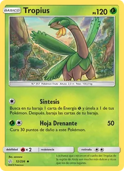 Carta Tropius de la expansión Eclipse Cósmico, número 12/236