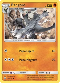 Carta Pangoro de la expansión Eclipse Cósmico, número 120/236
