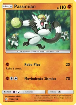 Carta Passimian de la expansión Eclipse Cósmico, número 125/236
