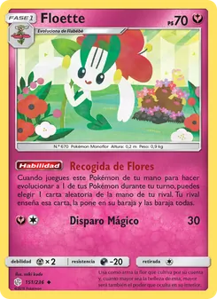 Carta Floette de la expansión Eclipse Cósmico, número 151/236
