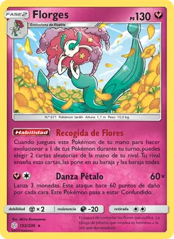 Carta Florges de la expansión Eclipse Cósmico, número 152/236
