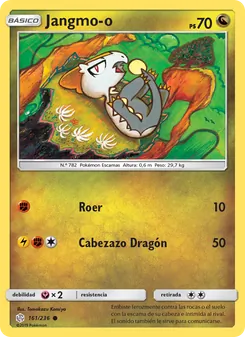 Carta Jangmo-o de la expansión Eclipse Cósmico, número 161/236