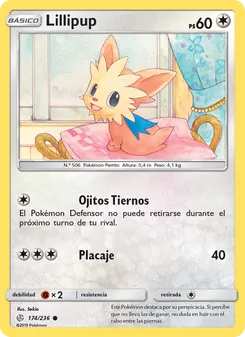 Carta Lillipup de la expansión Eclipse Cósmico, número 174/236