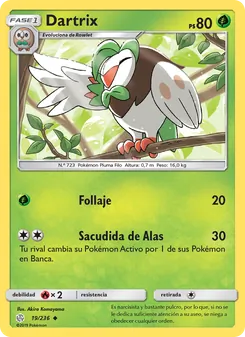 Carta Dartrix de la expansión Eclipse Cósmico, número 19/236