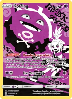 Carta Koffing de la expansión Eclipse Cósmico, número 243/236