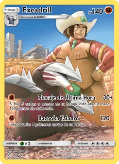 Carta Excadrill de la expansión Eclipse Cósmico, número 246/236