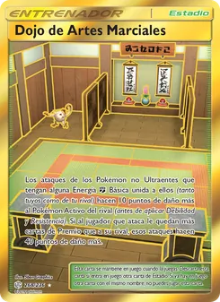 Carta Dojo de Artes Marciales de la expansión Eclipse Cósmico, número 268/236
