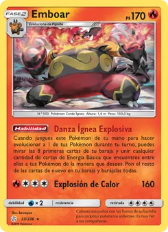 Carta Emboar de la expansión Eclipse Cósmico, número 33/236