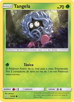 Carta Tangela de la expansión Eclipse Cósmico, número 5/236