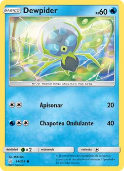 Carta Dewpider de la expansión Eclipse Cósmico, número 64/236