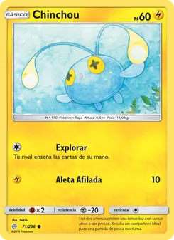 Carta Chinchou de la expansión Eclipse Cósmico, número 71/236
