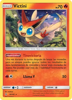 Carta Victini de la expansión Albor de Guadianes, número 10/145