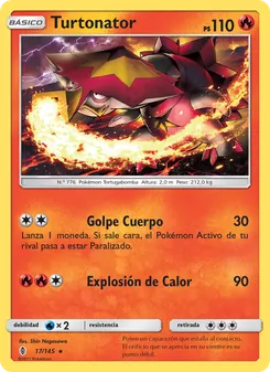 Carta Turtonator de la expansión Albor de Guadianes, número 17/145